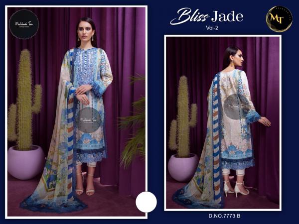 Mehboob Tex Bliss Jade 2 Embroidery Designer Pakistani Salwar Kameez